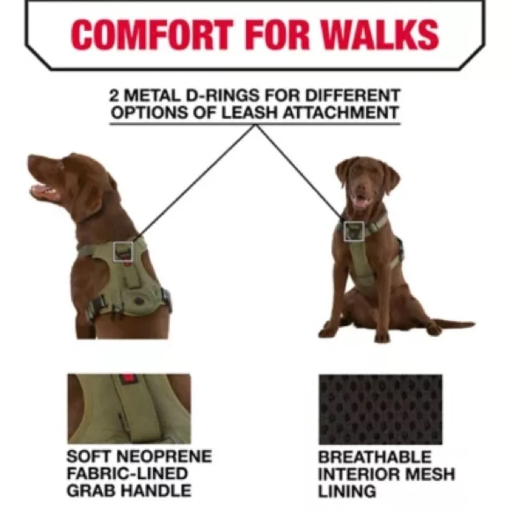 KONG Tan Dog Harness One Small and One Medium